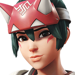 An image of Kiriko's Overwatch hero portrait.