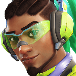 An image of Lúcio's Overwatch hero portrait.